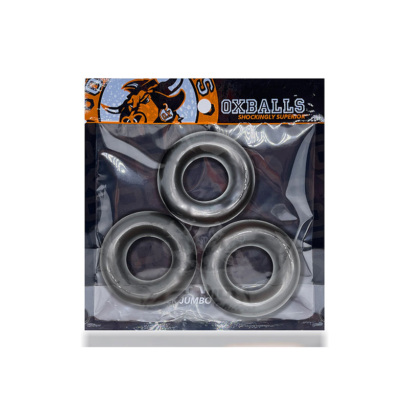 Oxballs Fat Willy 3-pack Jumbo Cockrings Flextpr Steel