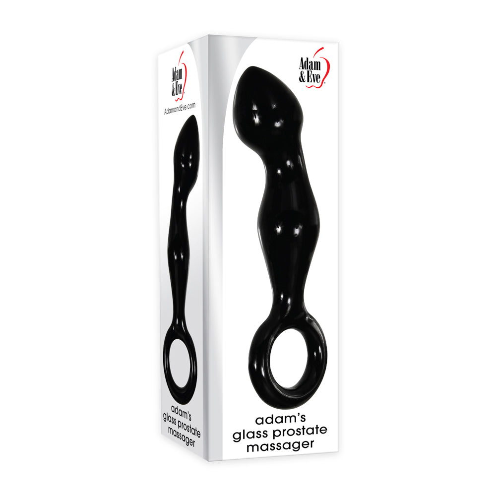 Adam & Eve Adam's Glass Prostate Massager - Black