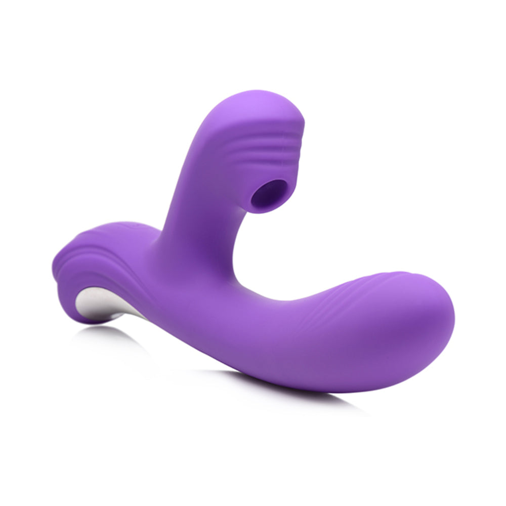 Power Bunny Shivers Suction Dual Stimulator Purple