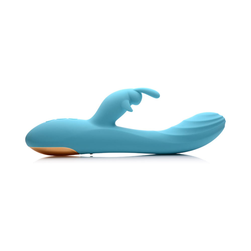 Power Bunny Snuggles Rabbit Vibe Silicone Rechargeable Teal