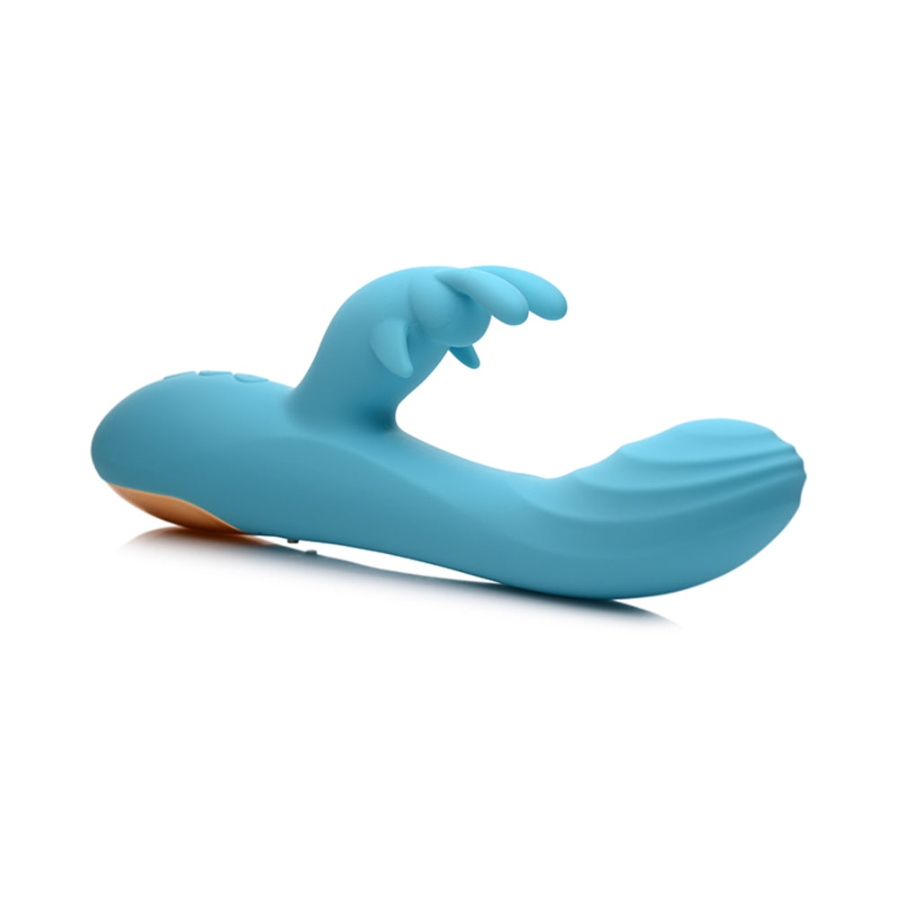 Power Bunny Snuggles Rabbit Vibe Silicone Rechargeable Teal