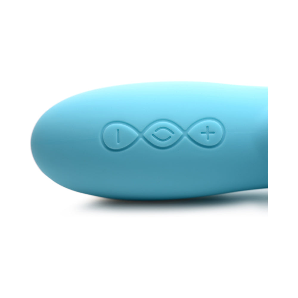 Power Bunny Snuggles Rabbit Vibe Silicone Rechargeable Teal