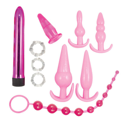 Pink Elite Collection Anal Play Kit Pink