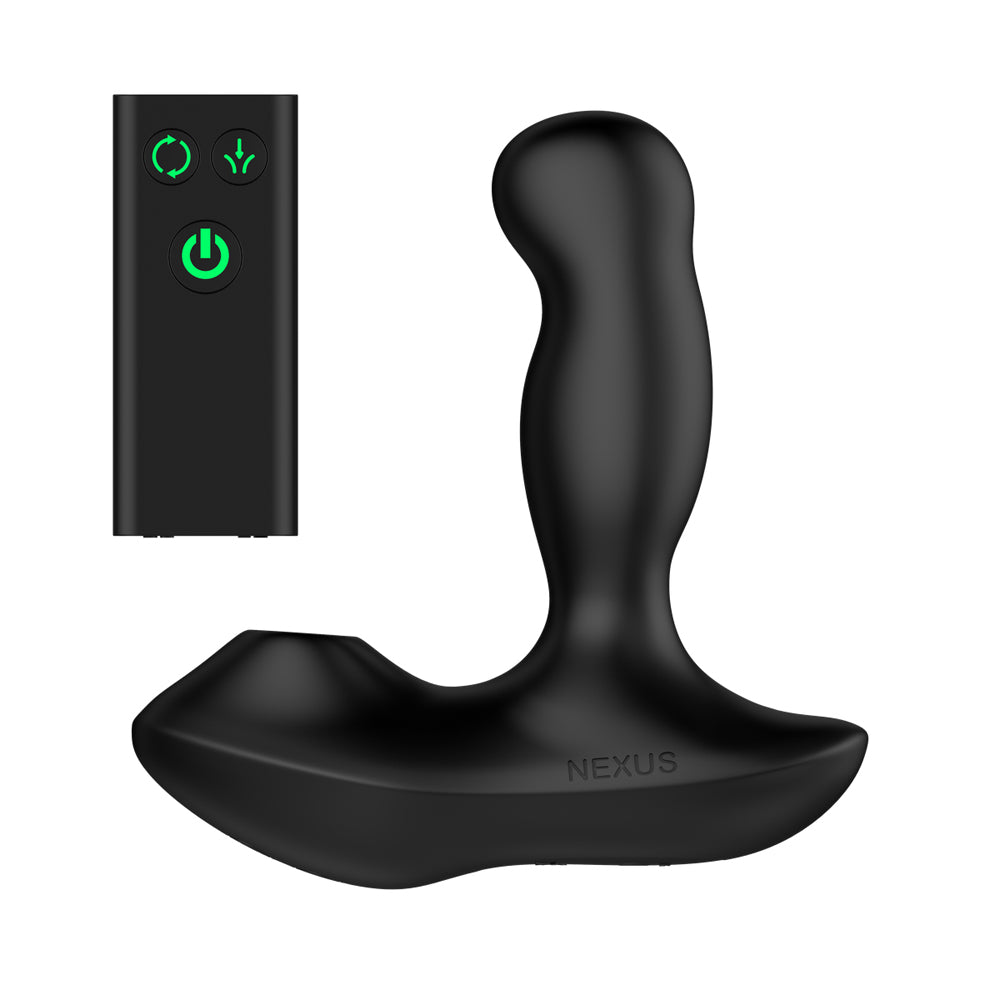 Nexus Revo Air Rotating Prostate Massager With Suction Black