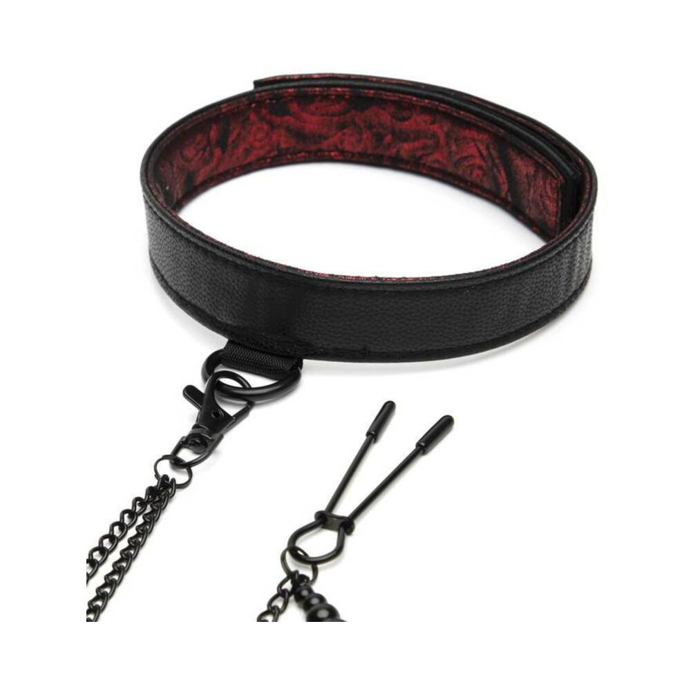 Fifty Shades of Grey Sweet Anticipation Collar Nipple Clamps