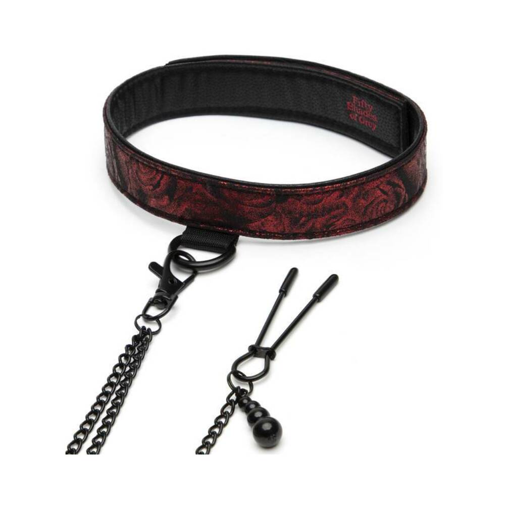 Fifty Shades of Grey Sweet Anticipation Collar Nipple Clamps
