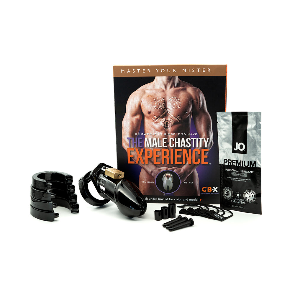 Cb-6000 Black Male Chastity Kit