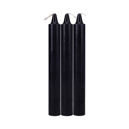 Japanese Drip Candles 3-pack Black