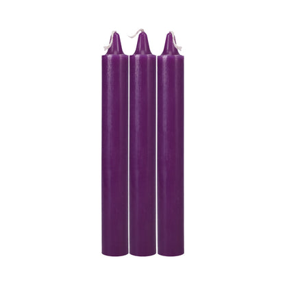 Japanese Drip Candles 3-pack Purple