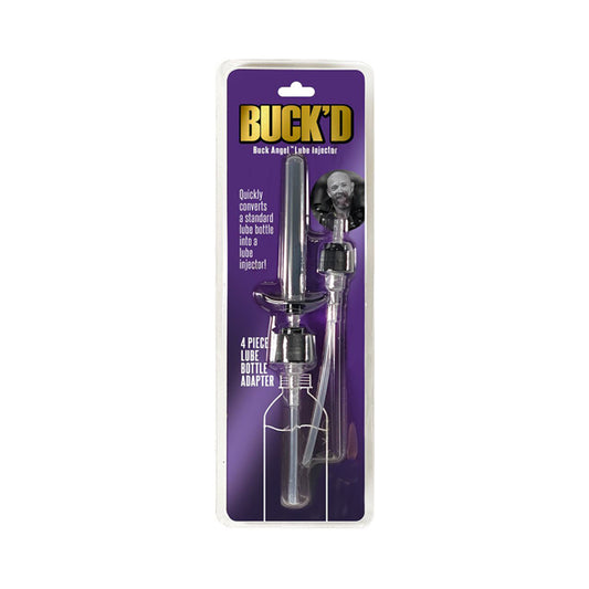 Buck'd Buck Angel Lube Injector - Black