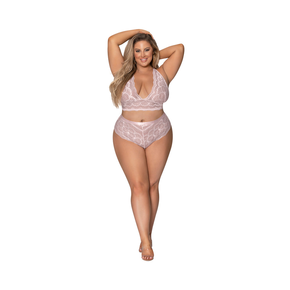 Magic Silk Seabreeze Cami & Short Set Blush Queen Size
