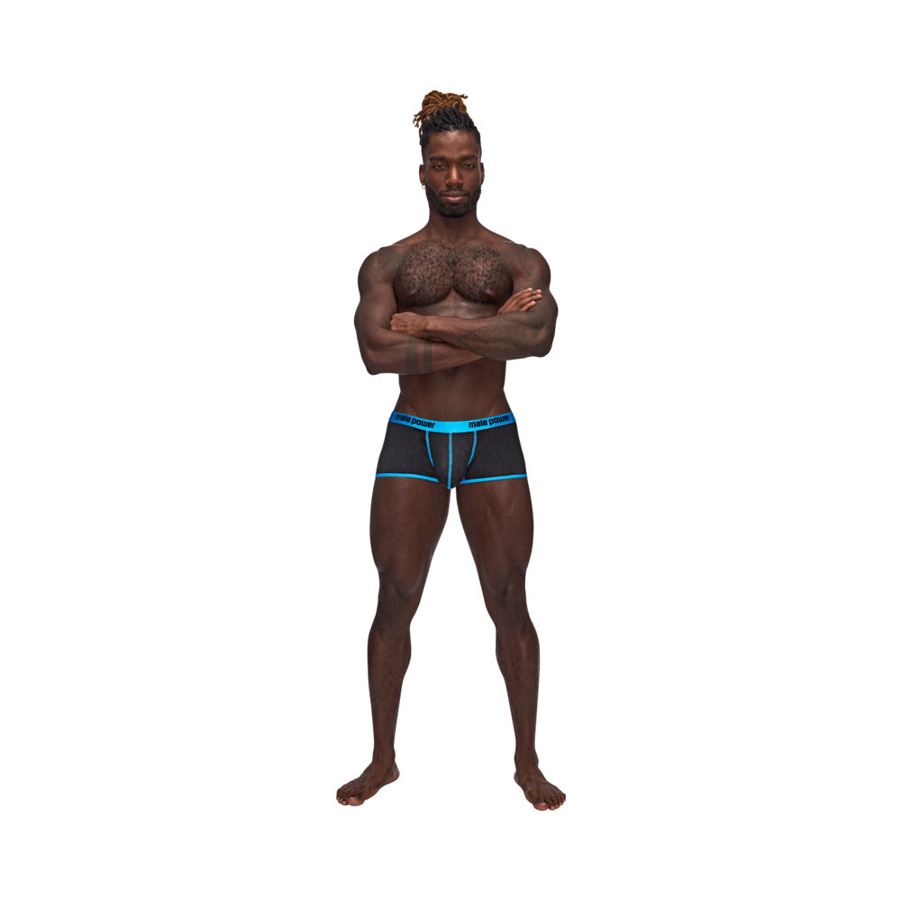 Casanova Uplift Mini Shorts - XL - Black/blue