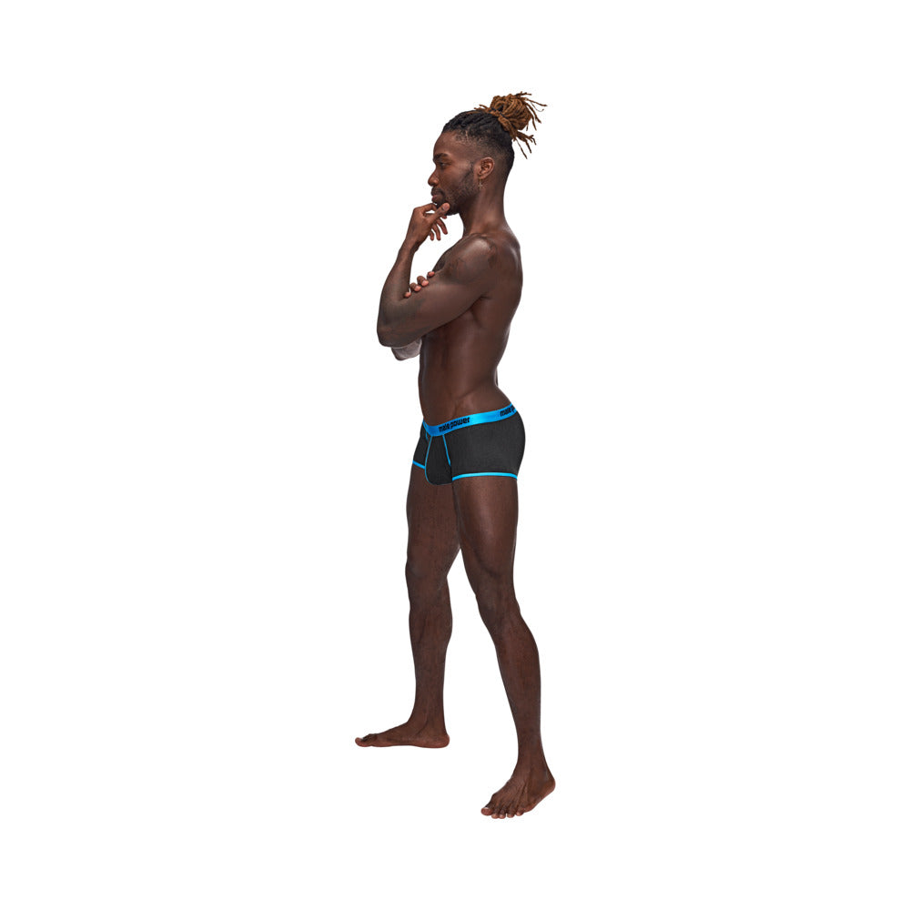 Casanova Uplift Mini Shorts - XL - Black/blue