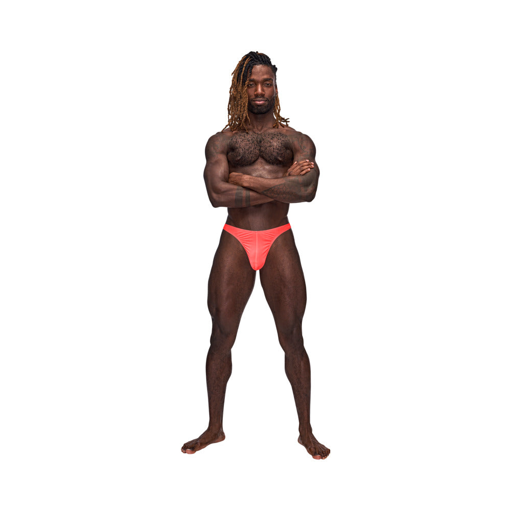 Mp Barely There Bong Thong Coral L/xl