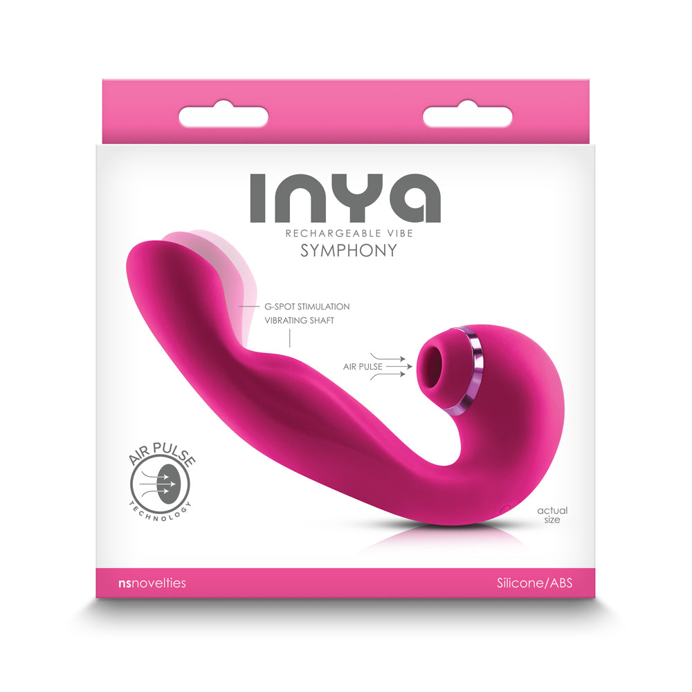 Inya Symphony Suction Dual Stimulator Pink