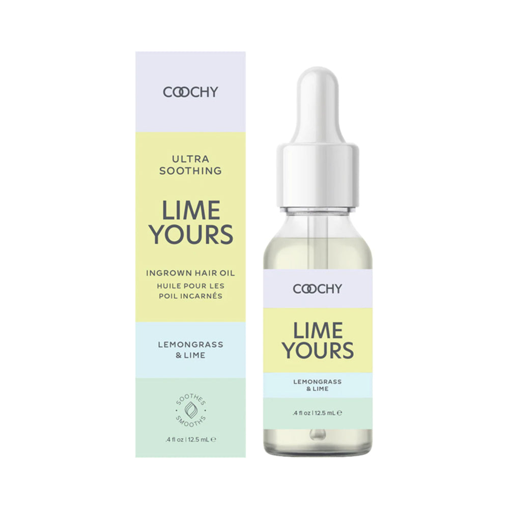 COOCHY Ultra Soothing Ingrown Hair Oil - .5 oz Lemongrass Lime