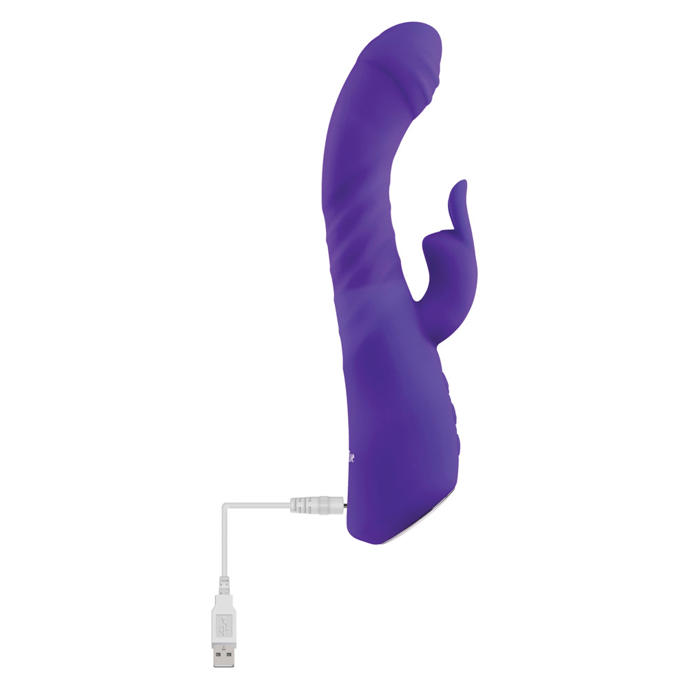 Adam & Eve Eve's Posh Thrusting Warming Rabbit - Purple
