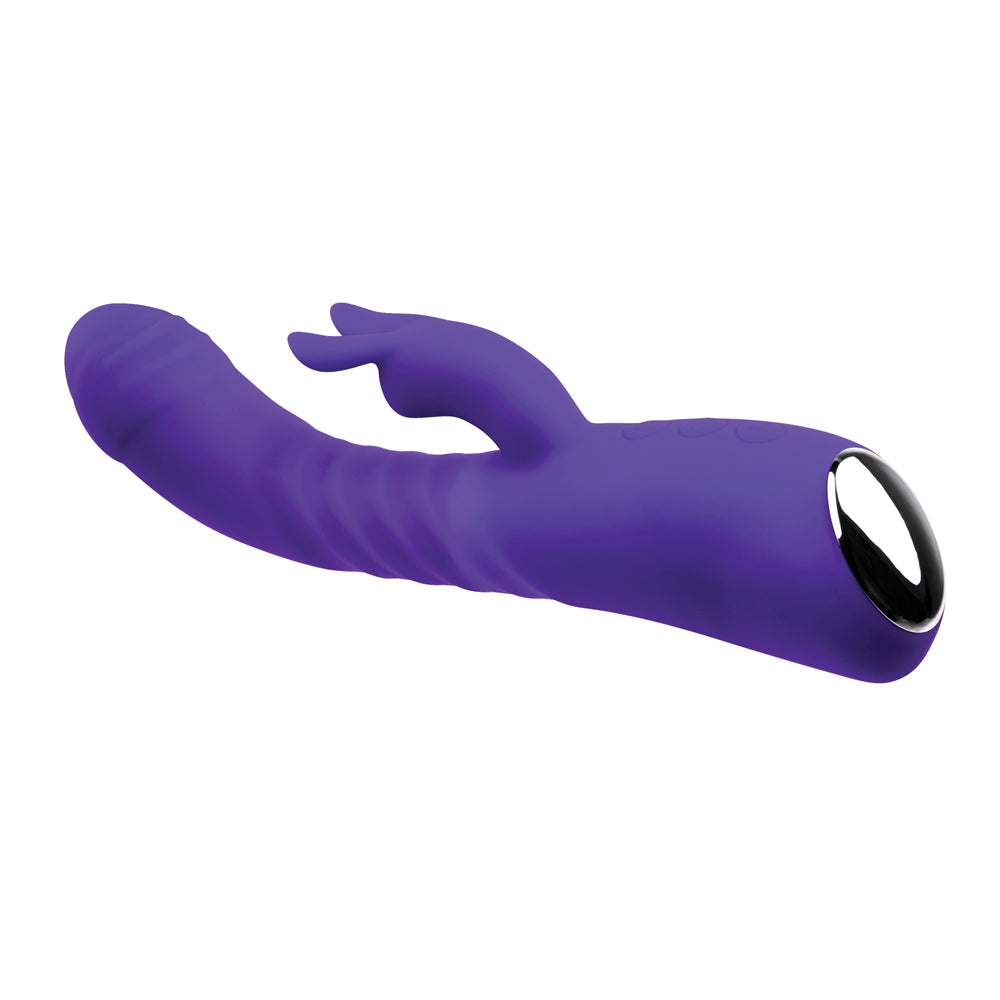 Adam & Eve Eve's Posh Thrusting Warming Rabbit - Purple