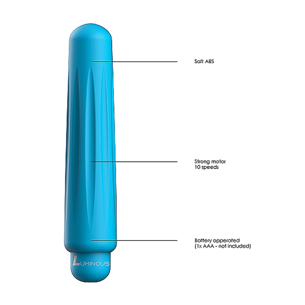 Luminous Delia Abs Bullet With Silicone Sleeve 10 Speeds Turquoise
