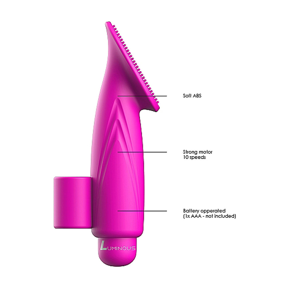 Luminous Thea Abs Bullet With Silicone Sleeve 10 Speeds Fuchsia