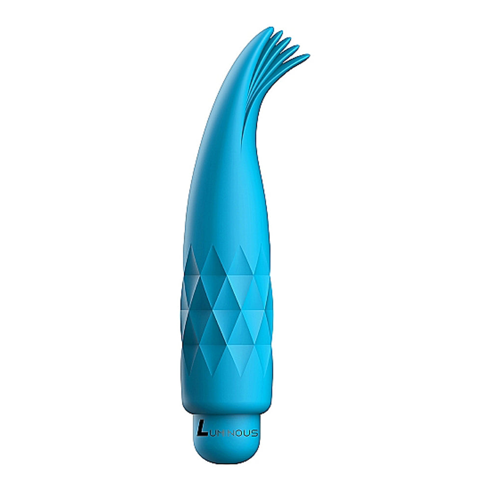 Luminous Zoe Abs Bullet With Silicone Sleeve 10 Speeds Turquoise