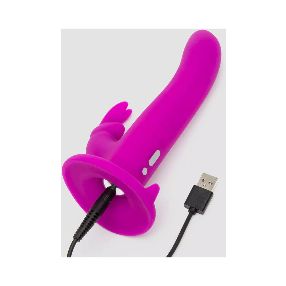 Happy Rabbit Vibrating Strap-on Harness Set Purple