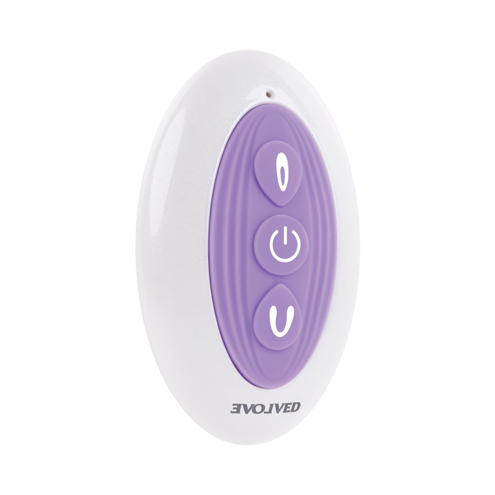 Evolved Petite Tickler Mini Vibe w/Remote - Purple
