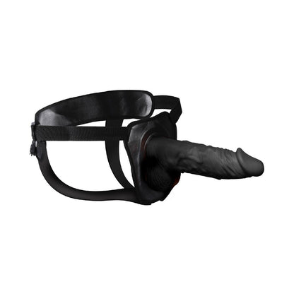 Erection Assist Hollow Strap-On 9.5in Bk