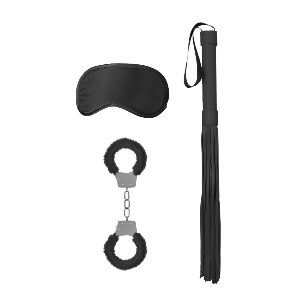 Ouch! Black & White Introductory Bondage Kit #1 Black