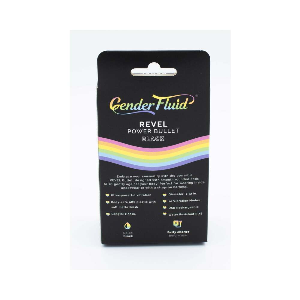 Gender Fluid Revel Power Bullet Matte Black