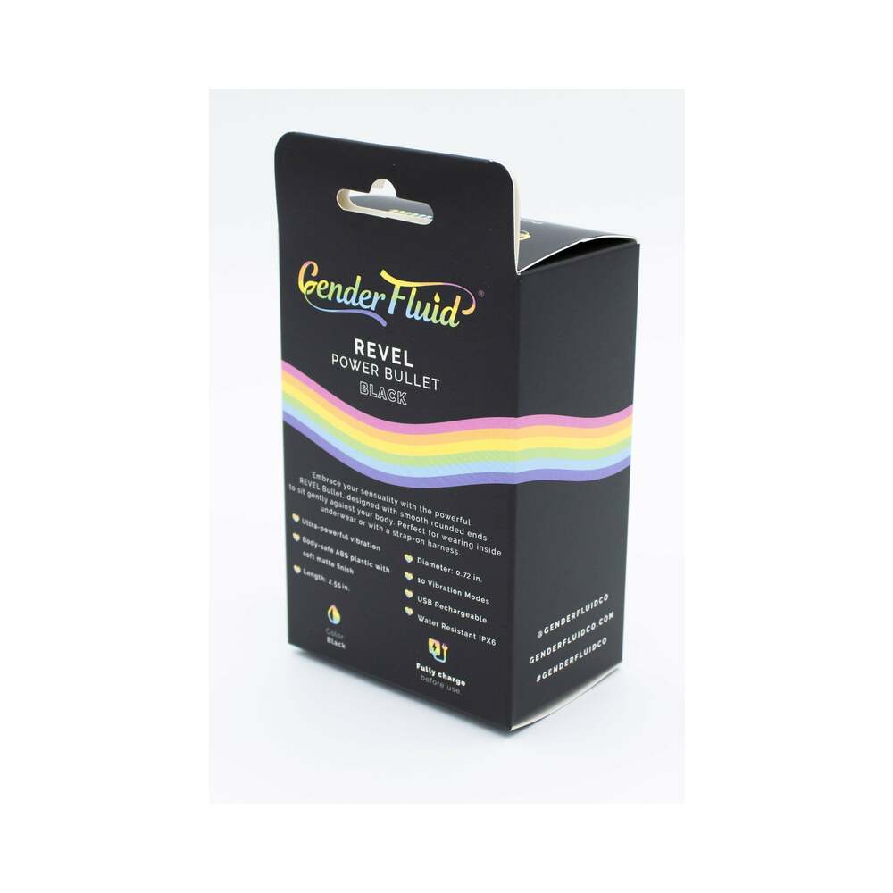 Gender Fluid Revel Power Bullet Matte Black