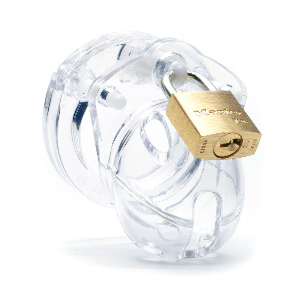 Mini Me Clear Male Chastity 1.25" Length