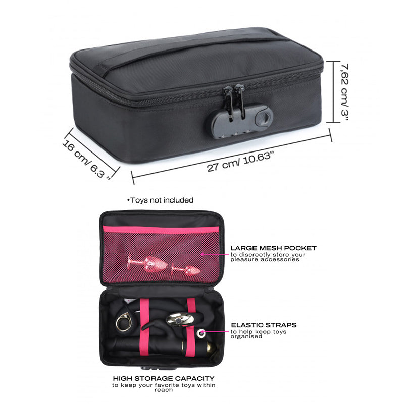 Dorcel Lockable Discreet Box - Black