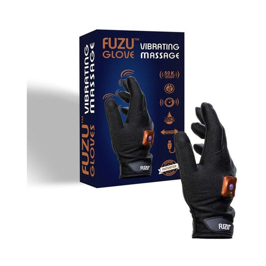 Fuzu Vibrating Massage Gloves RH Bk