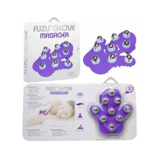 Fuzu 360 Massage Glove Neon Purple