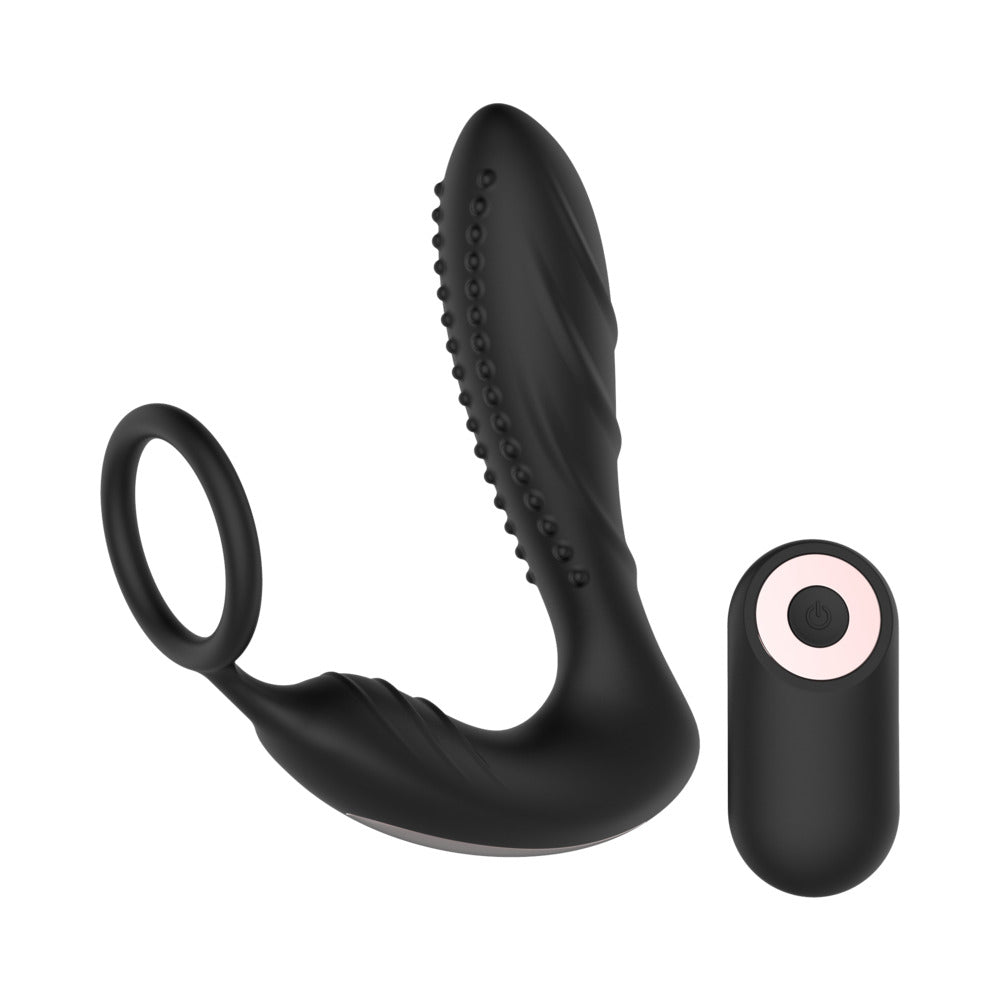 Gender Fluid Enrapt Prostate Vibe With Remote Silicone Black