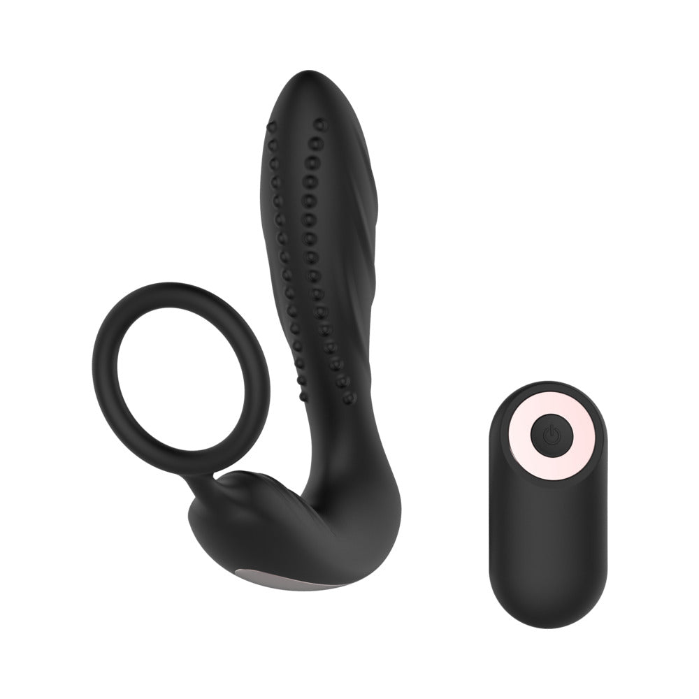 Gender Fluid Enrapt Prostate Vibe With Remote Silicone Black