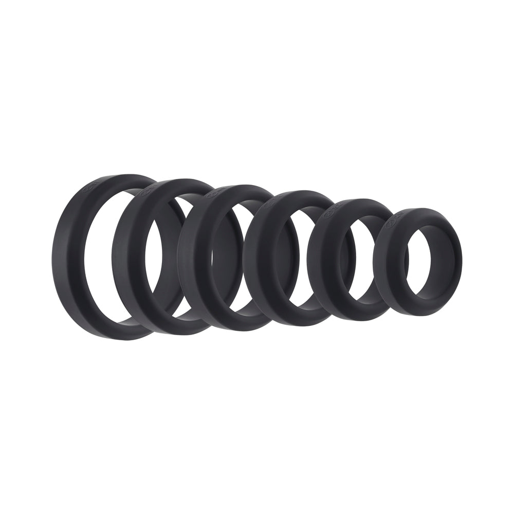 A&E 6-Piece Penis Ring Set