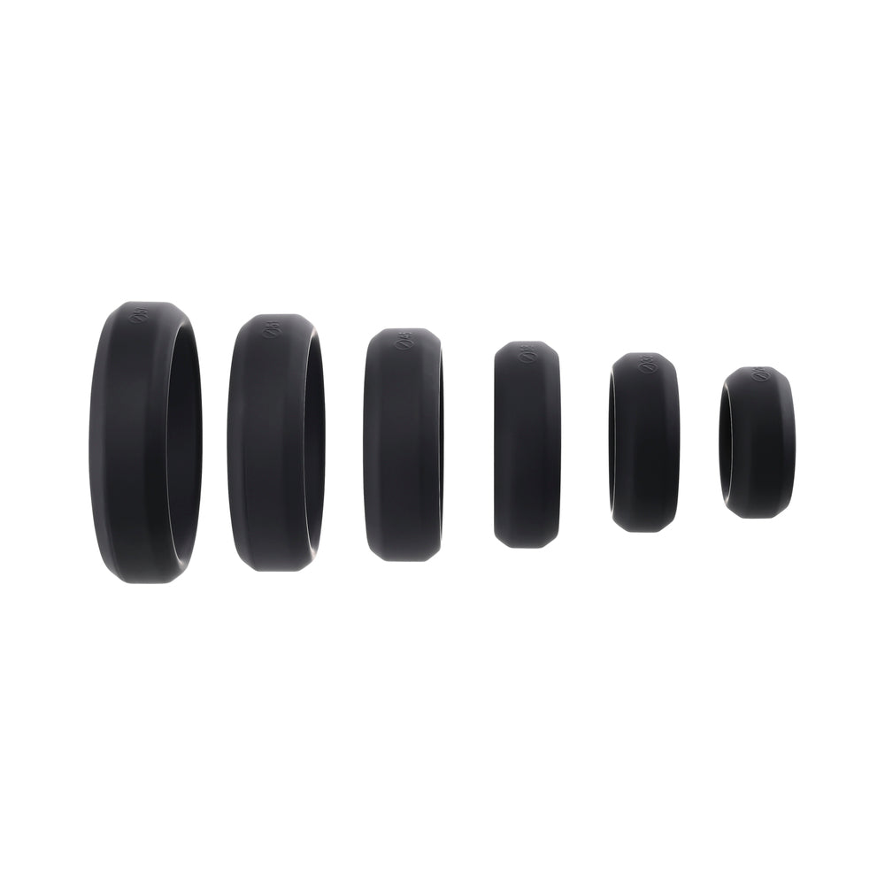 A&E 6-Piece Penis Ring Set