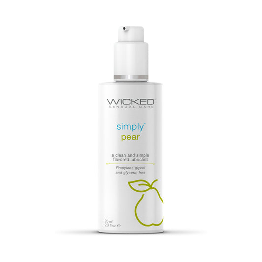 Wicked Simply Flavored Lube Pear 2.3 Oz.