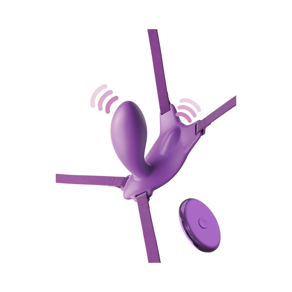 Fantasy For Her Ultimate G-Spot Butterfly Strap On - Purple