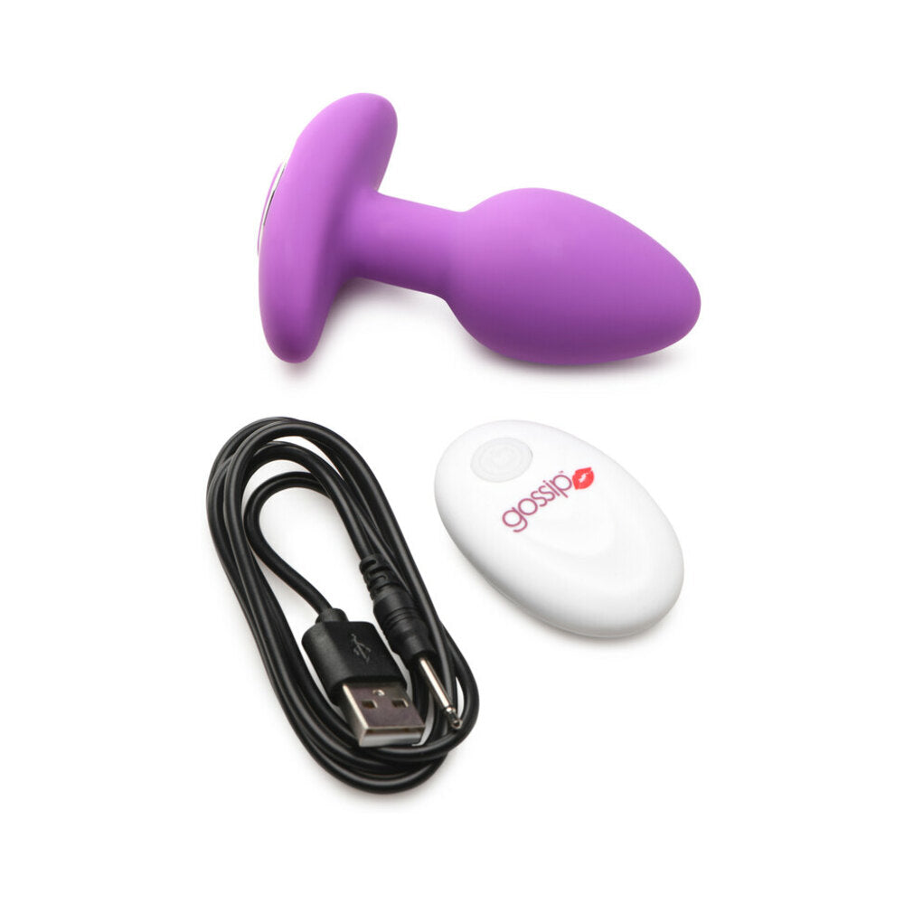 Gossip Pop Rocker 10-function Rechargeable Butt Plug Violet