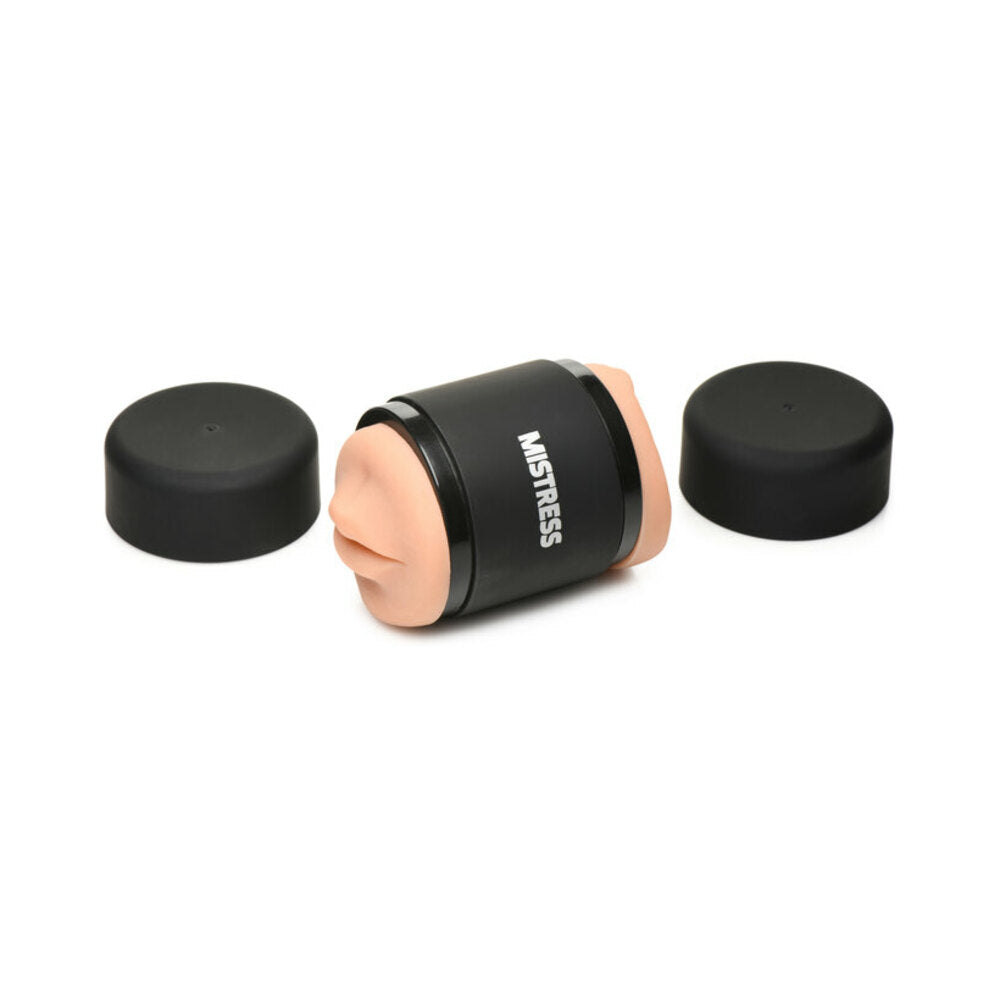 Curve Novelties Mistress Mini Double Stroker Mouth & Pussy - Medium