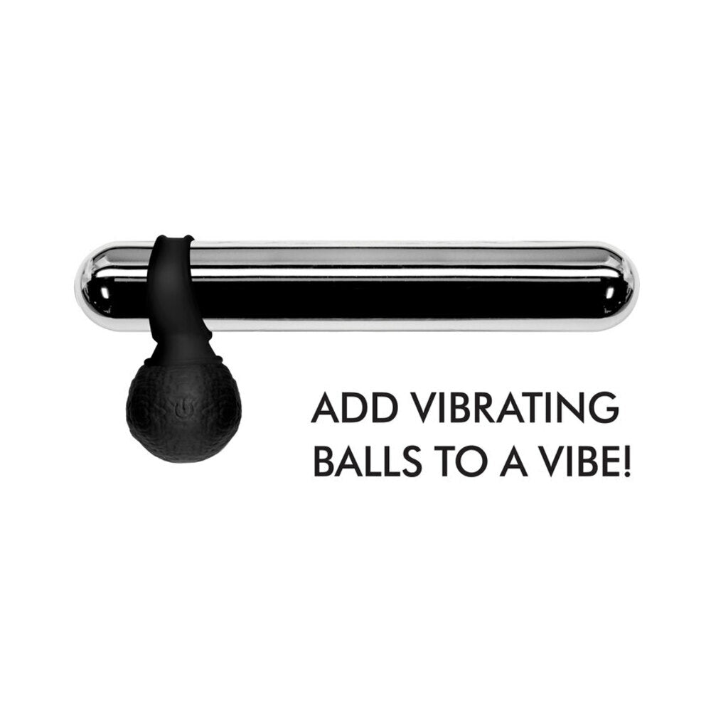 Jock 28x Vibrating Silicone Balls Large Black