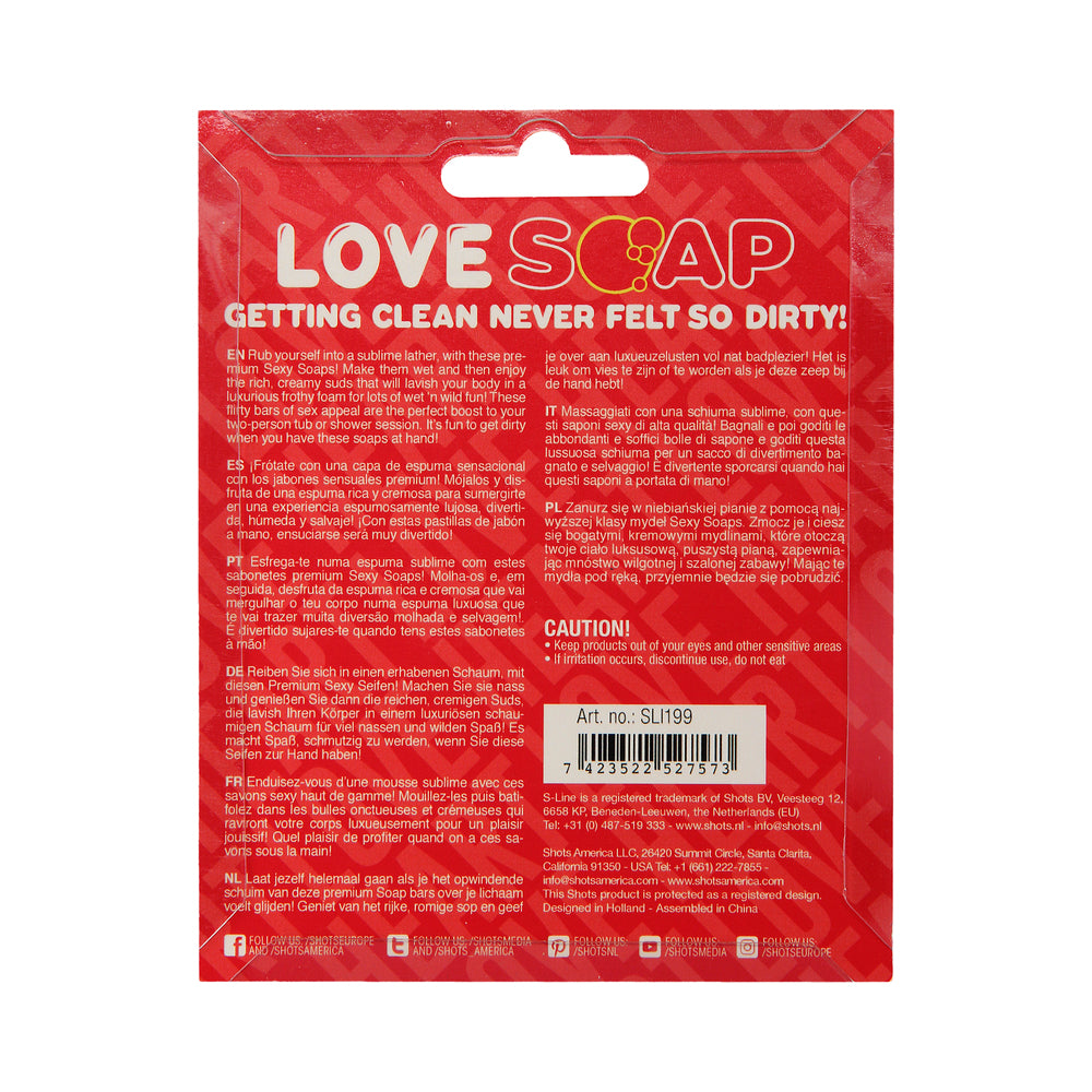 S-line Heart Soap - Love Heart - Rose Scented