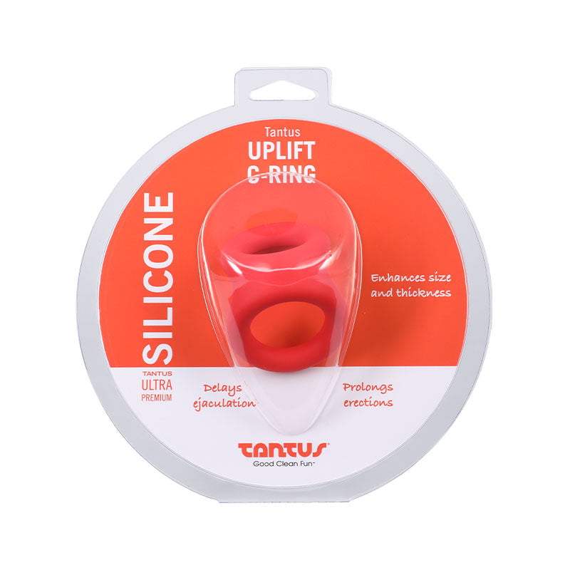 Tantus Uplift C-ring - Crimson