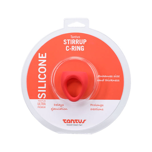 Tantus Stirrup C-ring - Crimson
