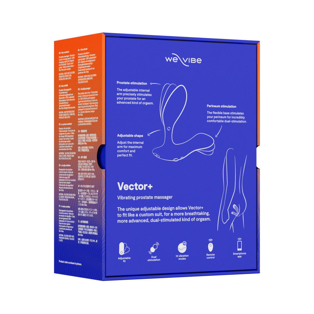 We-vibe Vector+ Prostate Massager Royal Blue