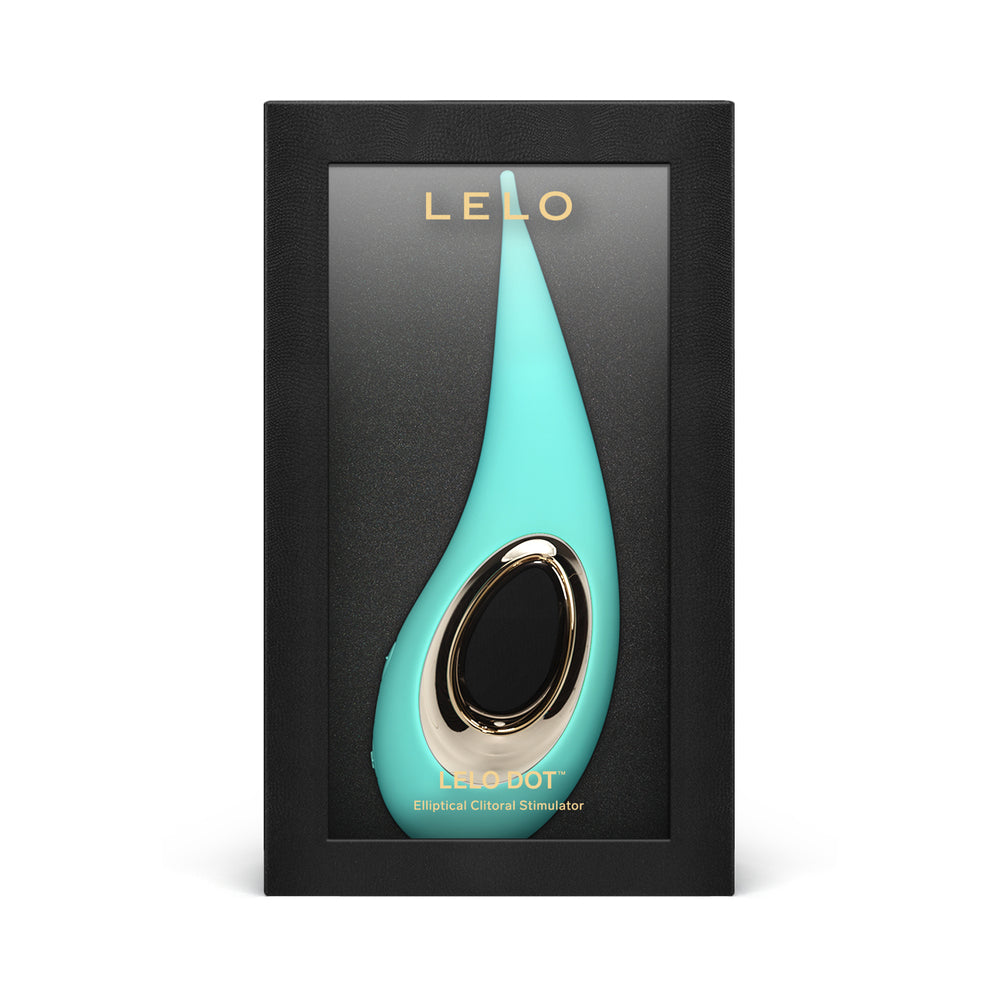 Lelo Dot Elliptical Clitoral Stimulator Aqua