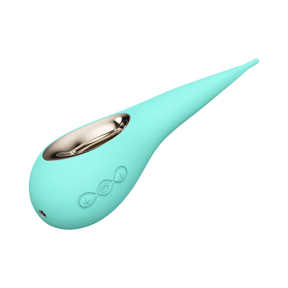 Lelo Dot Elliptical Clitoral Stimulator Aqua